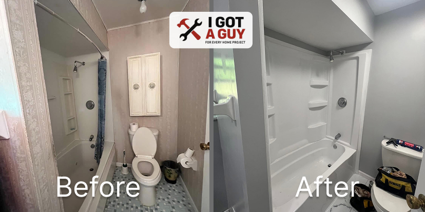 Before and after home renovation in Loveland OH